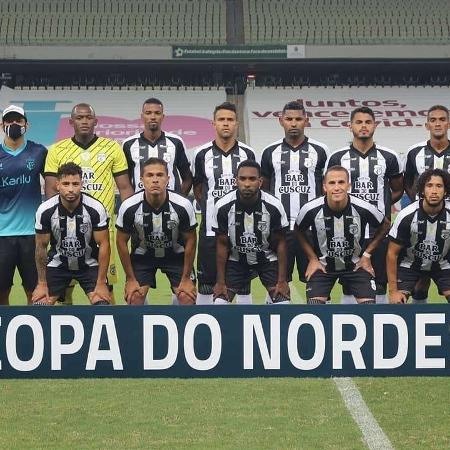 Equipe do Treze durante partida pela Copa do Nordeste - Cassiano Cavalcanti / Treze FC