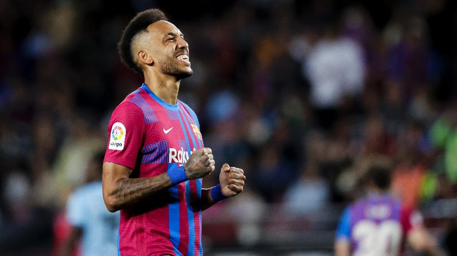 Aubameyang, atacante do Barcelona - David Bustamante/Getty