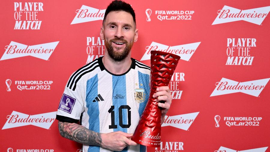 Messi é eleito o melhor em campo em Argentina x Croácia, pela semifinal da Copa do Mundo do Qatar - Divulgação