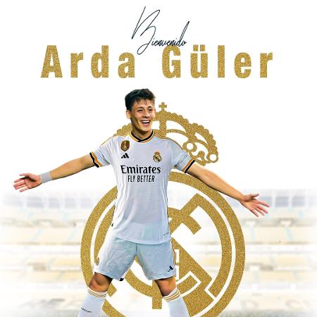 Real Madrid anuncia a contratação de Arda Güler - Divulgação/Real Madrid