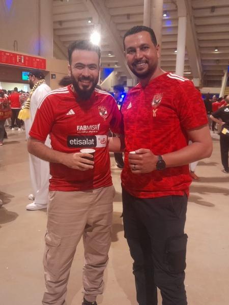 Torcedores do Al Ahly, do Egito, no King Abdullah, durante jogo no Mundial de Clubes