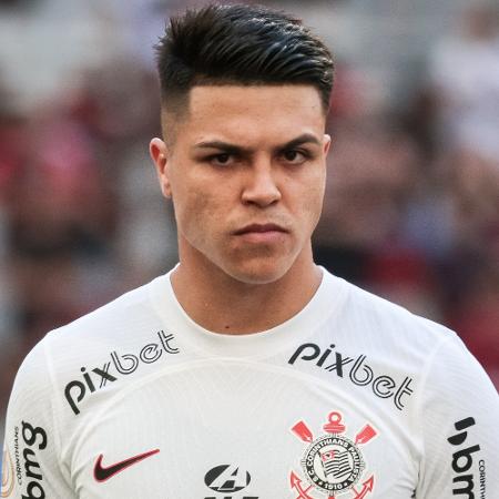 Roni durante partida do Corinthians em 2023