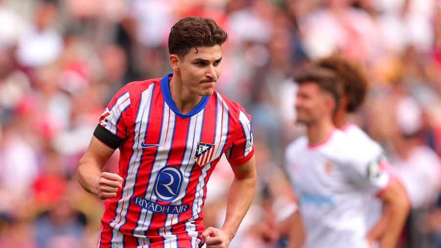 Julian Alvarez é um dos destaques do Atlético de Madrid Julian Alvarez é um dos destaques do Atlético de Madrid