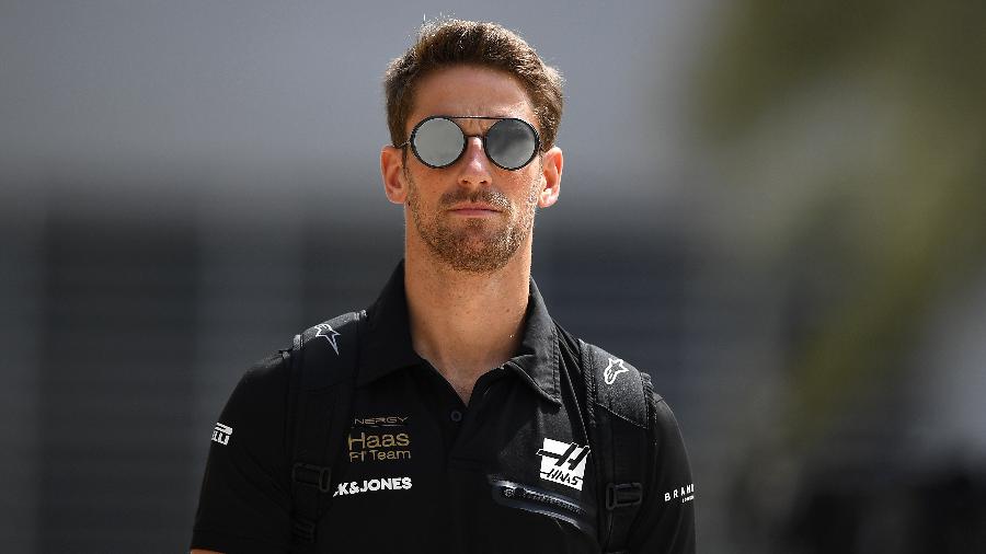 Romain Grosjean, piloto da Haas na Fórmula 1 - Clive Mason/Getty Images