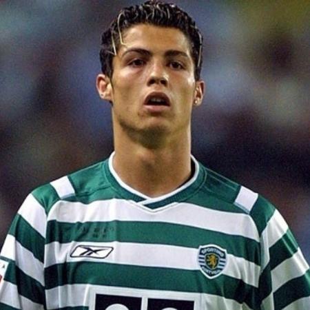 Cristiano Ronaldo como jogador do Sporting - Reprodução