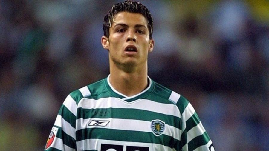 Cristiano Ronaldo, ainda como jogador do Sporting - Reprodução