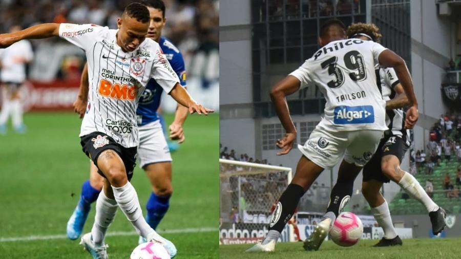 Janderson e Tailson fazem duelo de dribladores de destaque no Brasileirão - Daniel Augusto Jr./Agência Corinthians e Ivan Storti/Santos FC
