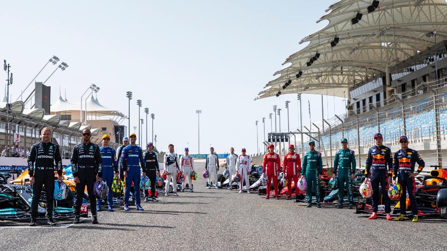 Os 20 pilotos da F-1 que começam a disputa do Mundial neste fim de semana, no Bahrein - Dan Istitene - Formula 1/Formula 1 via Getty Images
