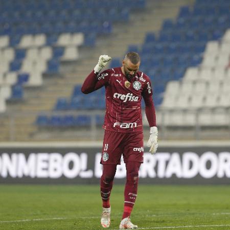 Weverton, durante partida do Palmeiras contra a Universidad Católica (CHI)  - Staff Images / CONMEBOL