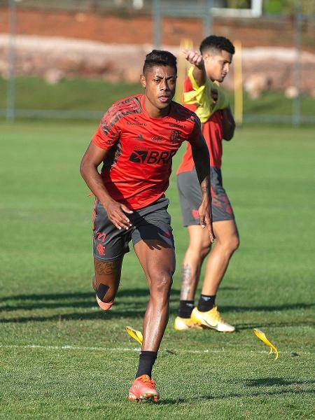 Bruno Henrique treina com o Flamengo em Brasília - Alexandre Vidal/Flamengo