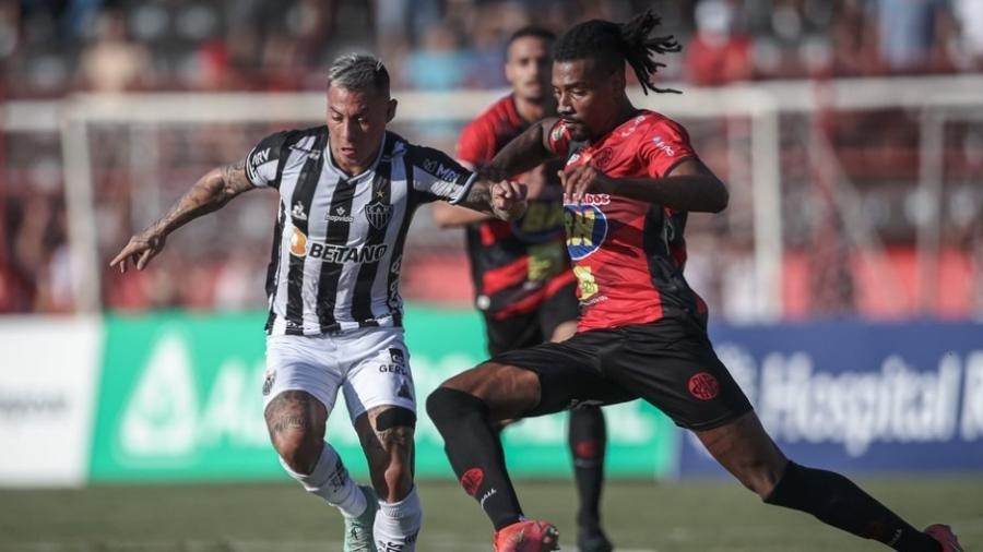 Atlético-MG e Pouso Alegre jogaram pelo Campeonato Mineiro de 2022 - Pedro Souza / Atlético
