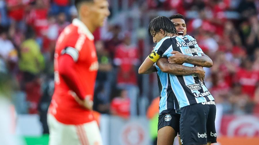 O Grêmio venceu o clássico por 3 a 0 no primeiro jogo da semifinal - Pedro H. Tesch/AGIF