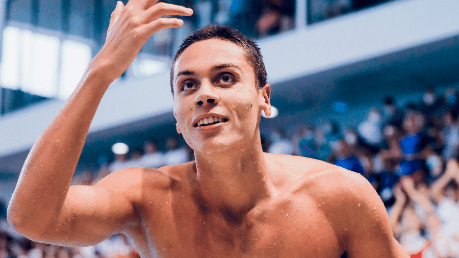 O nadador romeno David Popovici, de 17 anos - Vasile Mihai/Getty