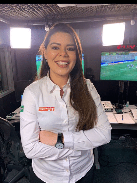 Elaine Trevisan, narradora dos canais ESPN, teve seu contrato renovado - Reprodução/Instagram