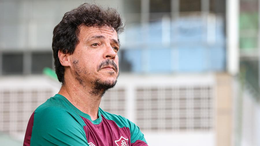 Fernando Diniz, técnico do Fluminense - Gilson Junio/AGIF