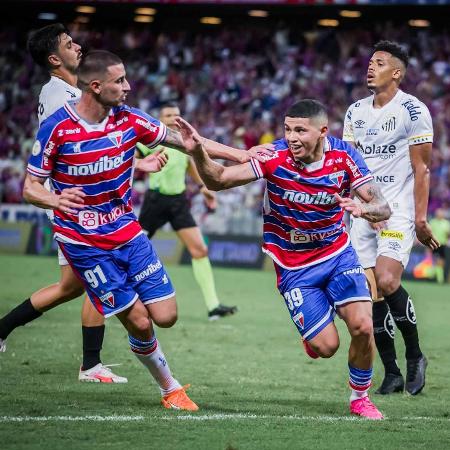 Machuca marcou em Fortaleza x Santos, jogo do Campeonato Brasileiro - LEONARDO ALVES/PERA PHOTO PRESS/ESTADÃO CONTEÚDO
