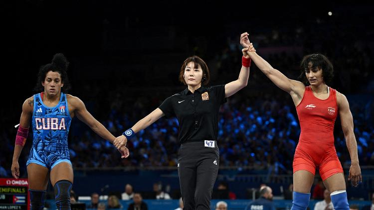 Indiana Vinesh Phogat vence a cubana Yusneylys Guzman