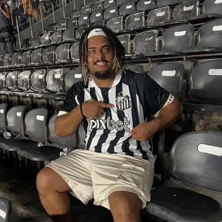 César Augusto, conhecido como Cesinha da live, influencer do Santos César Augusto, conhecido como Cesinha da live, influencer do Santos