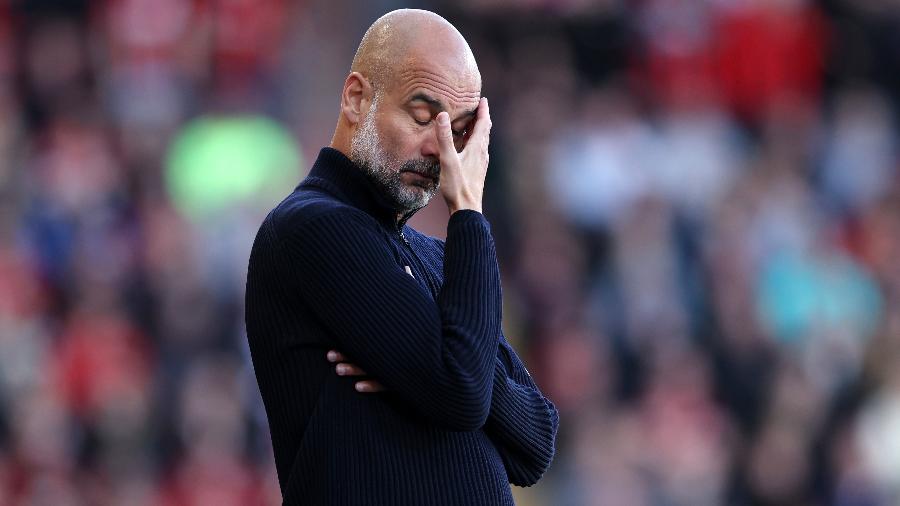 Pep Guardiola, técnico do Manchester City - Catherine Ivill - AMA/Getty Images