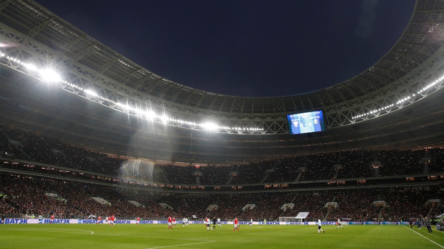 O estádio Luzhniki, que vai receber a abertura e a final da Copa de 2018 - Maxim Shemetov/Reuters