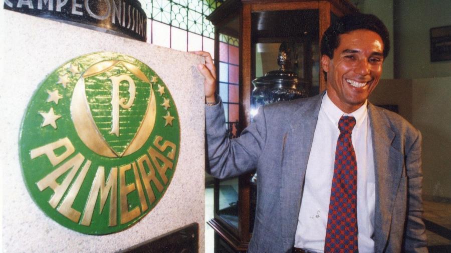Luxemburgo na chegada ao Palmeiras, em abril de 1993 - Eder Chiodetto/Folhapress