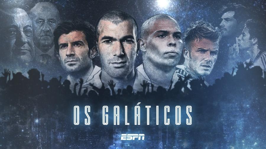 Pôster de "Galáticos", a série documental da ESPN que conta ascensão e queda de um Real Madrid histórico - Divulgação