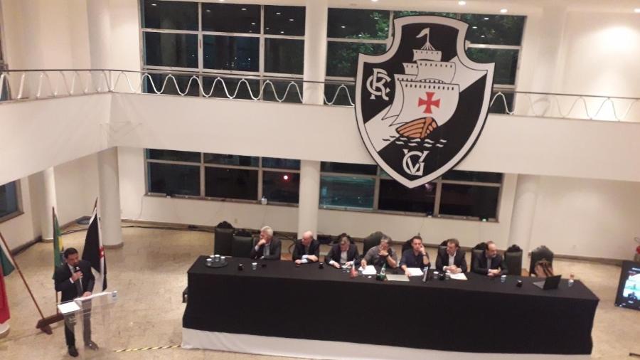 Conselho Deliberativo do Vasco em reunião sobre parecer do acordo da SAF - Alexandre Araújo / UOL Esporte