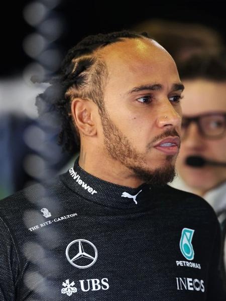 Lewis Hamilton, piloto da Mercedes, durante o GP da Austrália de Fórmula 1