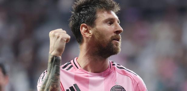 Inter Miami faz 7 a 1 com quatro gols de Messi e o primeiro de Casemiro