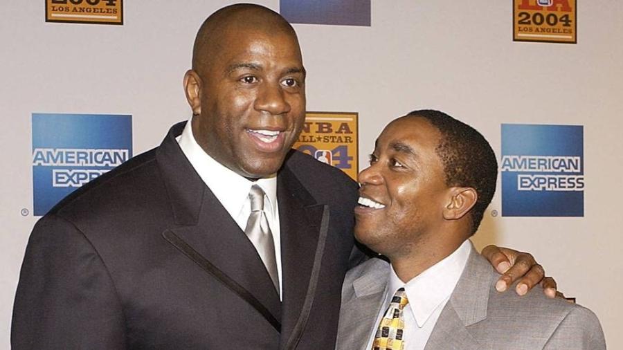 Magic Johnson e Isiah Thomas: duas lendas do basquete dos anos 80 se reconciliam  - Reprodução