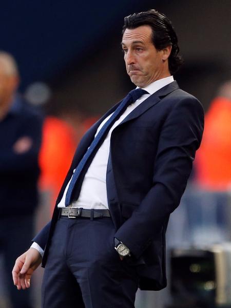 O técnico Unai Emery quando dirigia o Paris Saint-Germain - Pascal Rossignol/Reuters