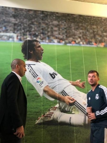 Emerson Sheik, durante visita ao Real Madrid - Acervo Pessoal