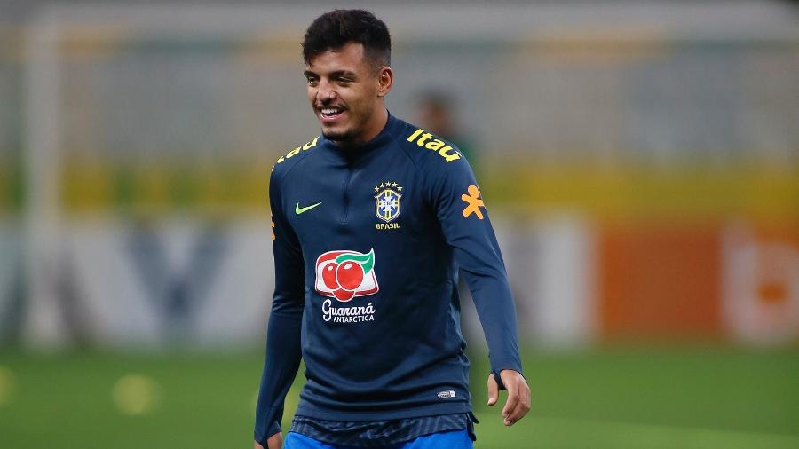 Gabriel Menino, do Palmeiras, teve sua segunda convocação para a seleção brasileira - Miguel Schincariol