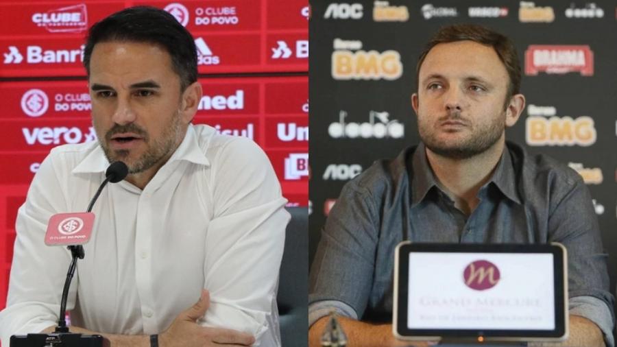 Rodrigo Caetano e Andre Mazzuco assumem os departamentos de futebol de Atlético-MG e Cruzeiro, respectivamente - Ricardo Duarte e Rafael Ribeiro