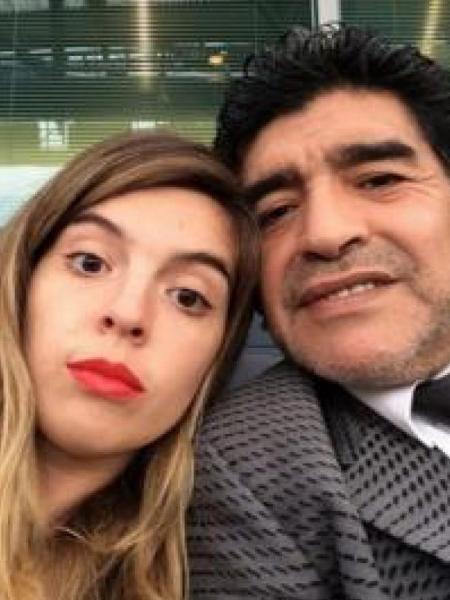 Dalma ao lado de seu pai, Maradona - Reprodução/Instagram