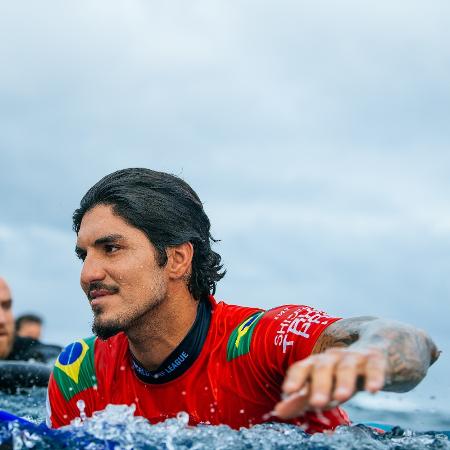 Gabriel Medina, durante a etapa do Taiti do Circuito Mundial de Surfe