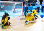 Brasil empata com bicampeãs paralímpicas no goalball - Reprodução/CPB/X