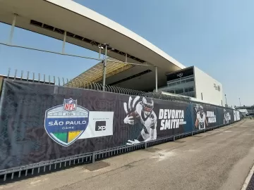 Camisa do Palmeiras na Arena Corinthians? Os itens proibidos no jogo da NFL