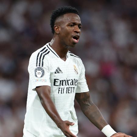 Vini Jr, em ação pelo Real Madrid - Gonzalo Arroyo/Getty