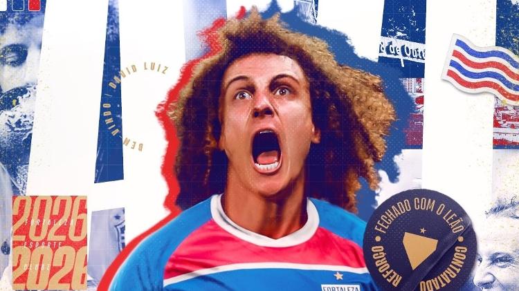 David Luiz foi anunciado como novo jogador do Fortaleza David Luiz foi anunciado como novo jogador do Fortaleza