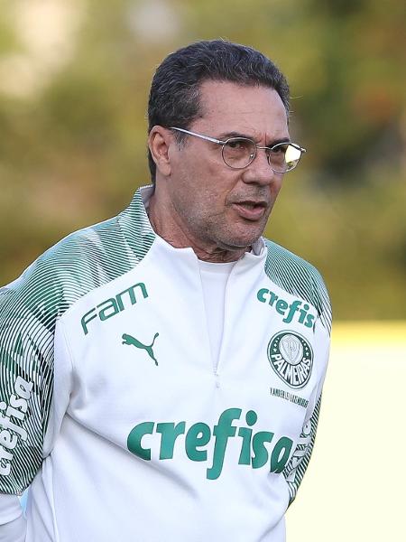 Vanderlei Luxemburgo, durante treino do Palmeiras na Academia de Futebol - Cesar Greco