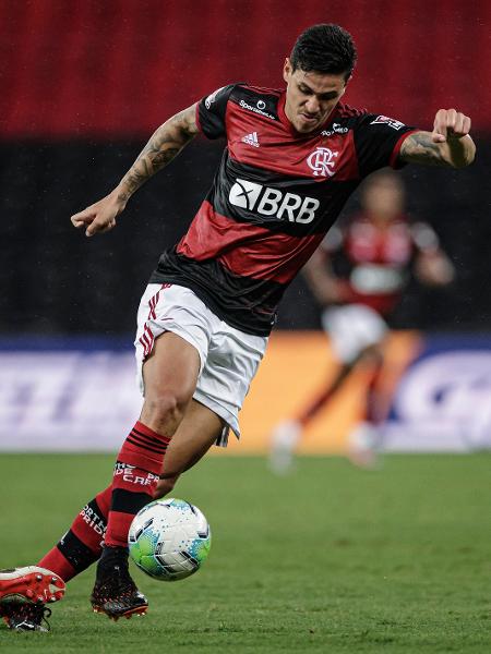 Pedro no jogo entre Flamengo e Athletico - André Mourão/Foto FC/UOL