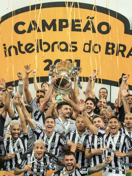 Atlético-MG comemora o título da Copa do Brasil 2021 - Robson Mafra/AGIF