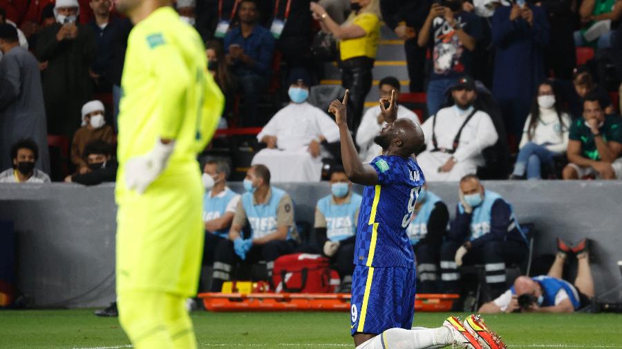 Lukaku comemora gol marcado na final do Mundial de Clubes entre Palmeiras e Chelsea - Suhaib Salem/Reuters
