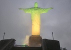 Cristo Redentor homenageia Pelé e terá noite iluminado de verde e amarelo - Divulgação