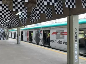 Expresso GP: Trem da F1 tem linha de chegada e homenagens a Senna