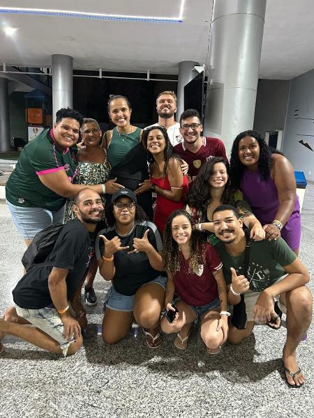 Priscila Heldes, levantadora do Fluminense, ganhou chá de fralda de torcedores Priscila Heldes, levantadora do Fluminense, ganhou chá de fralda de torcedores