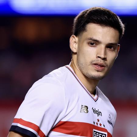 Bobadilla, do São Paulo, em jogo contra o Fortaleza pelo Brasileirão - Marcello Zambrana/AGIF