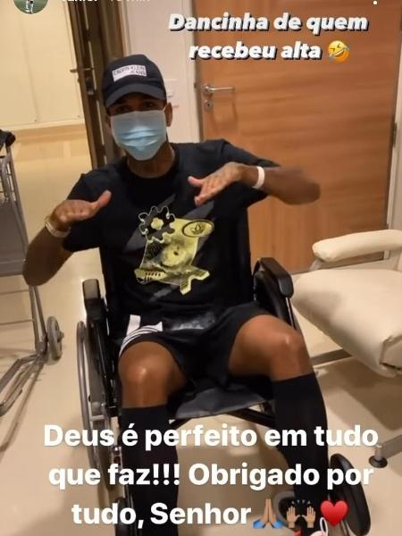 Raniel recebe alta do Hospital Sírio-Libanês após quadro de trombose  - Reprodução/Instagram