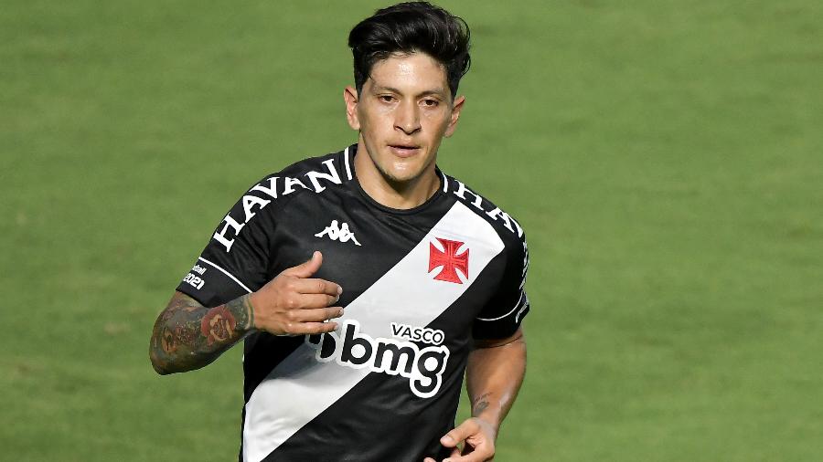 Germán Cano, atacante do Vasco, durante a partida contra o Resende, pelo Campeonato Carioca - Thiago Ribeiro/AGIF